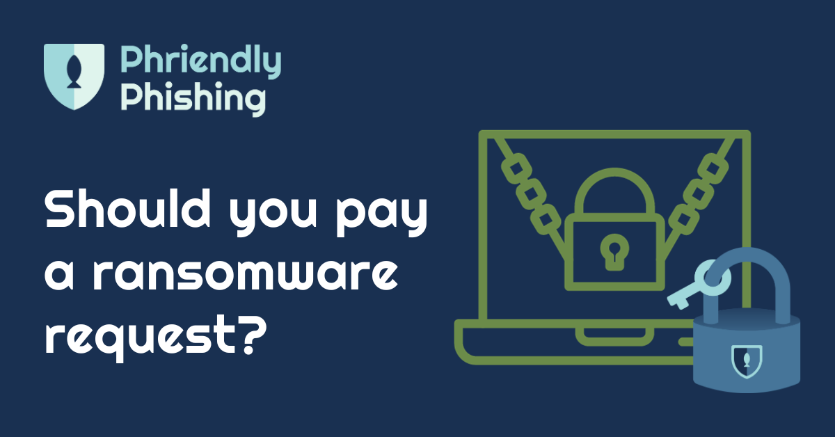 Should you pay a ransomware request? Imagge