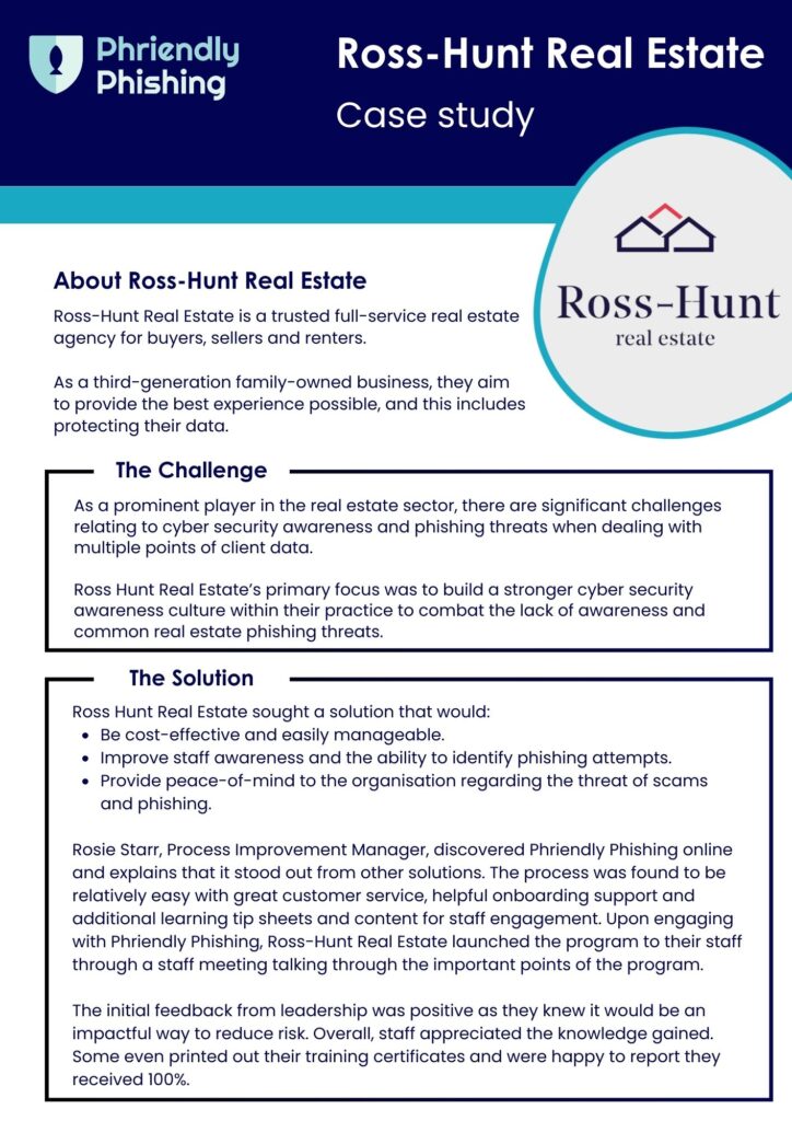 Ross Hunt Case Study